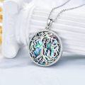wholesale Sterling Silver Family Tree of Life Necklace for Mom Daughter Son Women Birthstone-0-4