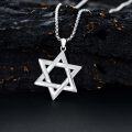 wholesale 925 Sterling Silver Gold Plated Star of David Pendant  - Evil Eye Protection Jewelry for Men Women-0-2