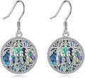 wholesale Sterling Silver Crystal Sister Earrings Birthday Gift for Sisters-0-23