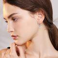 wholesale 925 Sterling Silver Butterfly Moonstone Drop Hoop Earrings-0-4