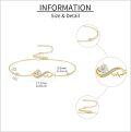 wholesale 14K Gold Infinity Heart Charm Bracelet - Elegant  for Her on Christmas & Birthdays-0-3
