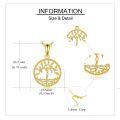 wholesale 14k Gold Tree Of Life Pendant-0-3