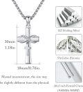 wholesale 925 Sterling Silver Celtic Cross Tree Of Life Pendant Irish Knot Necklace For Men & Women-0-4