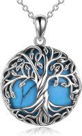 wholesale  Sterling Silver Tree of Life Necklace with Dainty Pendant Irish Jewelry Gift for Women -0-12