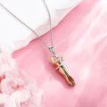 wholesale 925 Sterling Silver Hugging Couple Pendant Necklace - Valentine's Anniversary s for Women Wife Lover Him and Her-0-2