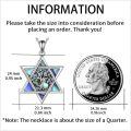 wholesale 925 Sterling Silver Abalone Shell Tree of Life Star of David Necklace Jewish s for Women Men-0-3