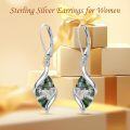 wholesale 925 Sterling Silver Tiger Eye Twist Drop Dangle Earrings for Women-0-39
