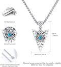 wholesale 925 Sterling Silver Triangle Pendant with Turquoise and Opal Norse Amulet Necklace for Men -0-3