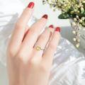 wholesale 925 Sterling Silver Adjustable Rings Wholesale With Yellow Crystal-0-4