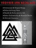 wholesale 925 Sterling Silver Viking Valknut Cylinder Pendant with Funnel and Cleaning Brush Set - Memorial Keepsake Jewelry -0-2