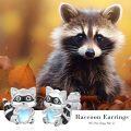 wholesale 925 Sterling Silver Raccoon Moonstone Heart Stud Earrings for Women Gift-0-2