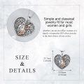 wholesale 925 Sterling Silver Tree of Life with Rose and Hands Gothic Love Heart Pendant Necklace-0-2