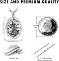 wholesale 925 Sterling Silver St Dympna Catholic Patron Saint Medal Necklace Pendant Amulet -0-4