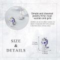 wholesale 925 Sterling Silver Dragon Moonstone Stud Earrings for Women Girls Gift Idea-0-4