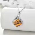 wholesale 925 Sterling Silver Moonstone Lapis Larimar Moss Agate Teardrop Filigree Pendant-0-65