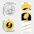 wholesale Gold 925 Sterling Silver Round Pendant with Black Onyx and Yellow Gold Plated Sunflower Design - 925 Jewelry for Women-0-5
