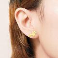 wholesale 925 Sterling Silver Gold Dachshund Dog Stud Earrings for Women - Pet Lover Gift-0-3
