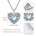 wholesale 925 Sterling Silver Heart Locket Necklace With Photo-0-3