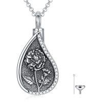 wholesale 925 Sterling Silver Lapis Lazuli Heart Necklace Wholesale With Diamonds And Funnel-10-Marigold-10-Marigold-Custom