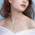 wholesale TOUPOP Valentines Day Gifts Birthstone Necklace For Women Tree Of Life Necklace Teardrop Necklace S925 Sterling Silver Infinity Love Birthday Gifts For Mom Women Girls, 18"+2" Inches -0-4