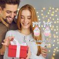 wholesale 925 Silver Cupcake Bow Earrings with Crystal - Sweet Gift for Lovers, Party & Dating-0-3