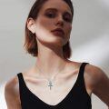 wholesale 925 Sterling Silver Egyptian Ankh Cross Turquoise Pendant Necklace For Women-0-4