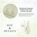 wholesale 925 Sterling Silver Hypoallergenic Sloth Heart-Shaped Drop Earrings for Women and Girls-0-2