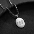 wholesale 925 Sterling Silver Saint Christopher Prayer Pendant Necklace-0-2