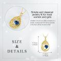 wholesale 925 Sterling Silver Heart Pendant Necklace Wholesale Gold Plated-0-81
