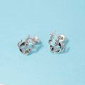 wholesale 925 Sterling Silver Cow Design Stud Earrings for Women - Cute Animal  Idea-0-2