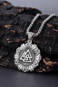 wholesale 925 Sterling Silver Tree Of Life Black Onyx Celtic Knot Pendant Necklace For Women-0-3