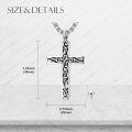 wholesale 925 Sterling Silver Cross Cremation Urn Necklace for Ashes Keepsake Jewelry -0-1