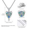 wholesale 925 Sterling Silver Shield Valknut Pendant-0-1