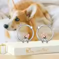TOUPOP Sterling Silver Duck Huggies Hoop Earrings Cute Duck Jewelry Gifts-0-5
