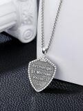 TOUPOP 925 Sterling Silver St Medal Protection Necklace For Men Women-0-2