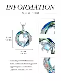 TOUPOP Sterling Silver Crystal Sea Turtle Necklace Gift For Women-0-3