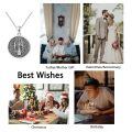 wholesale 925 Sterling Silver St Benedict Medal Necklace Wholesale Religious Pendant Jewelry-0-5