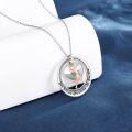 wholesale 925 Sterling Silver Sports Lover's Gift - Volleyball Pendant Necklace-0-2