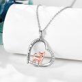 wholesale  925 Sterling Silver Chihuahua Pendant Necklace, Hypoallergenic Nickel-Free Gift for Women-0-3