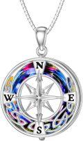 wholesale TOUPOP Celtic Knot Necklace Compass Necklace For Women Sterling Silver Compass Gifts Jewelry For Women Sister Wife Mom Girlfriend Friend Birthday Mother's Day Christmas Gift Graduation Gifts -0-0