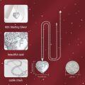 TOUPOP Sterling Silver & Stone Initial Pendant Necklace-0-4