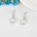 wholesale 925 Sterling Silver Black Enamel Drop Earrings Wholesale With Filigree Design-0-8