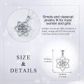wholesale 925 Sterling Silver Chakra Healing Crystal Angel Tree of Life Lotus Dragonfly Pendant Necklaces Gifts for Women-0-4