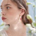 wholesale 925 Sterling Silver Candy Cane Dangle Earrings With Gold Star-0-4
