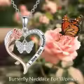 TOUPOP Sterling Silver Cute Animal Necklace Women's Jewelry Birthday Christmas Gift-0-1