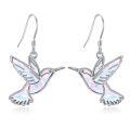 wholesale 925 Sterling Silver Hummingbird Necklace Wholesale Turquoise Inlay-0-52