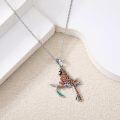 wholesale 925 Sterling Silver CZ Bird Pendant - Cardinal Necklace-0-2