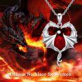 wholesale Sterling Silver Austrian Crystal Dragon Necklace for Women Girls-0-41