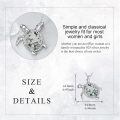 wholesale 925 Sterling Silver Turtle Green Agate Pendant Chain Necklace  for Women Girls-0-3