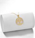 wholesale Gold 14K Tree of Life Pendant Necklace for Women - Fine -0-2